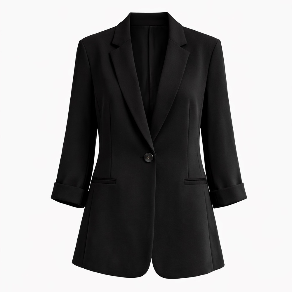 NYC Women's Elegant Black Suit Jacket